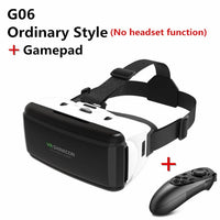 Original VR Virtual Reality 3D Glasses Box Stereo VR Google Cardboard Headset Helmet for IOS Android Smartphone,Wireless Rocker Jack's Clearance