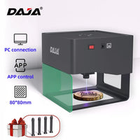 DJ6 Laser Engraving Machine 3000mw Fast Mini Logo Mark Printer Cutter Woodworking Wood Plastic Jack's Clearance