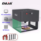 DJ6 Laser Engraving Machine 3000mw Fast Mini Logo Mark Printer Cutter Woodworking Wood Plastic Jack's Clearance