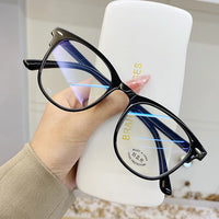 Transparent Finished Myopia Glasses Men Women Black Eyeglasses Prescription Shortsighted Eyewear Jack's Clearance