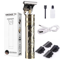 Men's Barber Retro T9 Hair Trimmer Professional Razor Trimmer Kemei Heyar Cut Machine Wireless Hair Clipper Beard Man Shaving Jack's Clearance