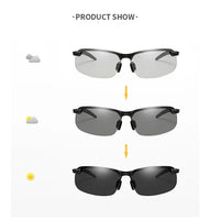 Photochromic Sunglasses Men Polarized Driving Chameleon Glasses Male Change Color Sun Glasses Day Night Vision Driver's Eyewear Jack's Clearance