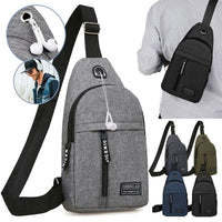Unisex Fashion Chest Bag Sports Multi-function Large Mobile Phone Bag Waist Bag Jack's Clearance