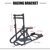 Iron Racing Simulator Cockpit Steering Wheel Stand for Logitech G27 G29 G923 T300 RS T500 RS Thrustmaster Jack's Clearance