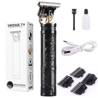 Men's Barber Retro T9 Hair Trimmer Professional Razor Trimmer Kemei Heyar Cut Machine Wireless Hair Clipper Beard Man Shaving Jack's Clearance
