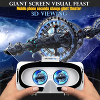 Original VR Virtual Reality 3D Glasses Box Stereo VR Google Cardboard Headset Helmet for IOS Android Smartphone,Wireless Rocker Jack's Clearance