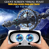 Original VR Virtual Reality 3D Glasses Box Stereo VR Google Cardboard Headset Helmet for IOS Android Smartphone,Wireless Rocker Jack's Clearance