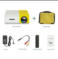 Pro LED Mini Projector 1080P HDMI USB Jack's Clearance