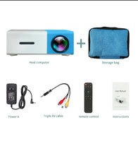 Pro LED Mini Projector 1080P HDMI USB Jack's Clearance