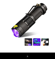 UV Flashlight Ultraviolet LED Torch with Zoom Focus Function Jack's Clearance