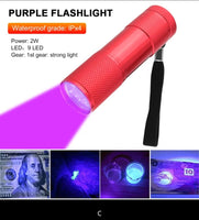 UV Flashlight Ultraviolet LED Torch with Zoom Focus Function Jack's Clearance