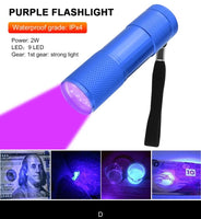 UV Flashlight Ultraviolet LED Torch with Zoom Focus Function Jack's Clearance