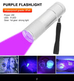 UV Flashlight Ultraviolet LED Torch with Zoom Focus Function Jack's Clearance