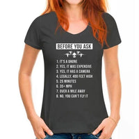 Drone Pilot Gift, Drone T-Shirt, Commercial Drone Pilot Drone Operator Shirt Jack's Clearance
