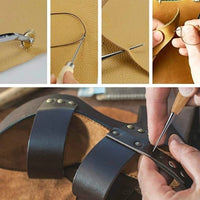 59Pcs Professional Leather Craft Tools DIY Kit Jack's Clearance