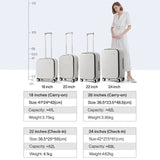 Mixi Patent Design Aluminum Frame Suitcase Carry On Rolling Luggage Beautiful Boarding Cabin Jack's Clearance