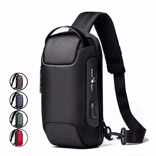 USB Charging Sport Sling Anti Theft Shoulder Bag Jack's Clearance