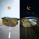 Photochromic Sunglasses Men Polarized Driving Chameleon Glasses Male Change Color Sun Glasses Day Night Vision Driver's Eyewear Jack's Clearance