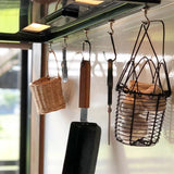 10Pcs Strong Magnetic Hooks Practical load bearing Hook Multi-Purpose storage For Home Kitchen Bar Storage Key Coat Cup Hanging Jack's Clearance
