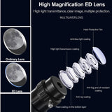 875X Professional Astronomical Telescope Monocular  114MM Large-Aperture F76700  for Stargazing Bird Watching Moon Sun Jack's Clearance