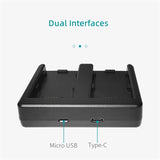 4500MAH NPX-108 Camcorder Battery For RX200 RX100 Original Camera Battery Type C Micro USB Dual Charger RX200 Charging Dock Jack's Clearance