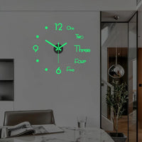 3D Luminous Wall Clock Jack's Clearance