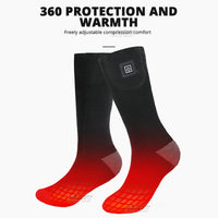 Winter Men's Women's Heating Foot Warmer Electric Socks Warm Socks Cycling Ski Jack's Clearance