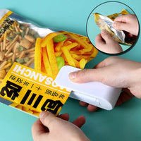 Mini Heat Bag Sealing Machine Package Sealer Bags Thermal Plastic Food Bag Closure Portable Sealer Packing Kitchen Accessories Jack's Clearance