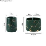 Toothpaste Toothbrush Ceramic Holder