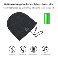 Bluetooth Headphone Winter Hat Warm Beanie Music Cap With Gloves Jack's Clearance