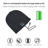 Bluetooth Headphone Winter Hat Warm Beanie Music Cap With Gloves Jack's Clearance