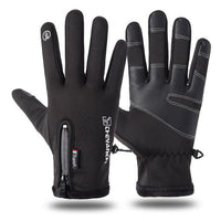 Cold-proof Ski Gloves Waterproof Winter Gloves Cycling Fluff Warm Gloves For Touchscreen Cold Weather Windproof Anti Slip Jack's Clearance