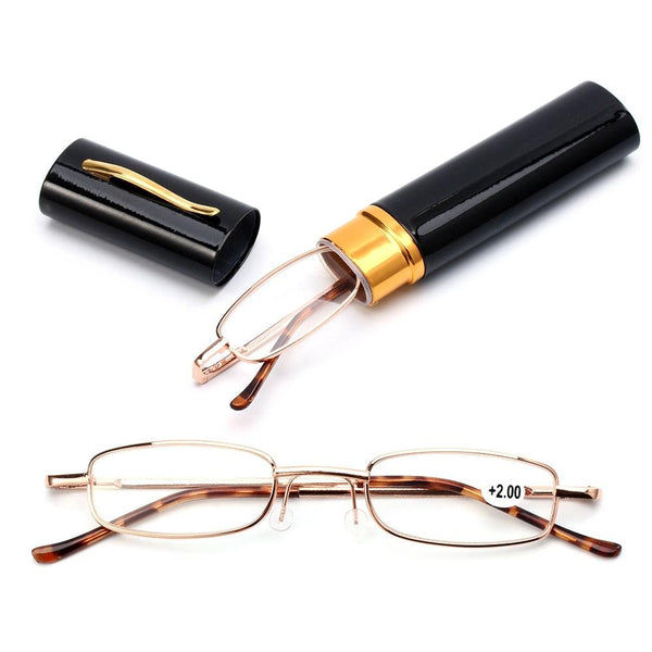 Unisex Reading Glasses with Pen Tube Case Jack's Clearance