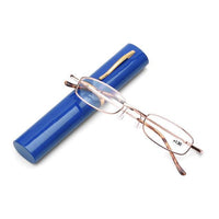 Unisex Reading Glasses with Pen Tube Case Jack's Clearance