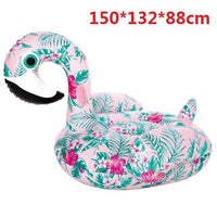 Giant Swan Watermelon Floats Pineapple Flamingo Swimming Ring Unicorn Inflatable Pool Float For Child&Adult Water Toys Jack's Clearance
