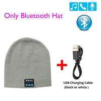 Bluetooth Headphone Winter Hat Warm Beanie Music Cap With Gloves Jack's Clearance