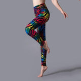 YRRETY Leopard Print Leggings Jack's Clearance