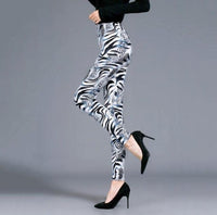 YRRETY Leopard Print Leggings Jack's Clearance