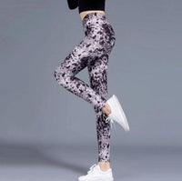YRRETY Leopard Print Leggings Jack's Clearance
