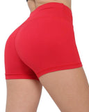 SVOKOR Workout Fitness Shorts Seamless High Waist Push Up Elasticity Breathable Jack's Clearance