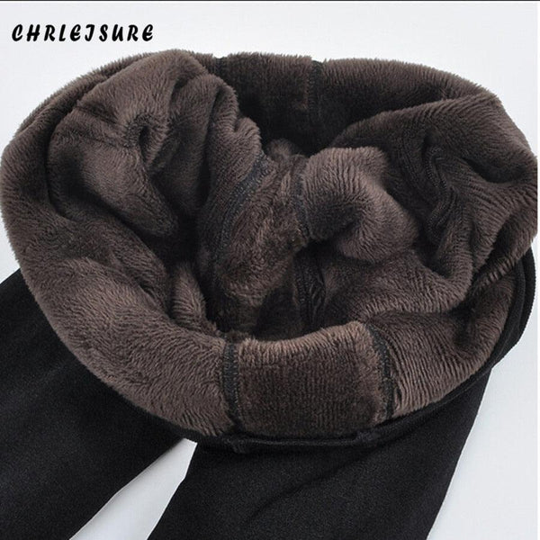 CHRLEISURE Warm Plus Velvet Winter Leggings Jack's Clearance
