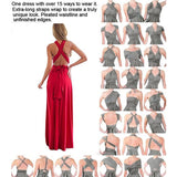 Convertible Boho Maxi Club Infinity Robe Longue Femme Red Dress Jack's Clearance