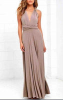 Convertible Boho Maxi Club Infinity Robe Longue Femme Red Dress Jack's Clearance