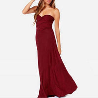 Convertible Boho Maxi Club Infinity Robe Longue Femme Red Dress Jack's Clearance