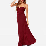 Convertible Boho Maxi Club Infinity Robe Longue Femme Red Dress Jack's Clearance
