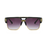 Classic Luxury Men Sunglasses Glamour Fashion Brand Sun Glasses For Women Mirrored Retro Vintage Square Designer Shades Jack's Clearance