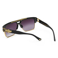 Classic Luxury Men Sunglasses Glamour Fashion Brand Sun Glasses For Women Mirrored Retro Vintage Square Designer Shades Jack's Clearance