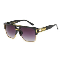 Classic Luxury Men Sunglasses Glamour Fashion Brand Sun Glasses For Women Mirrored Retro Vintage Square Designer Shades Jack's Clearance