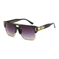 Classic Luxury Men Sunglasses Glamour Fashion Brand Sun Glasses For Women Mirrored Retro Vintage Square Designer Shades Jack's Clearance