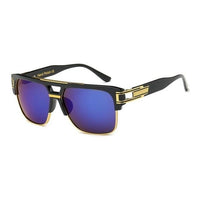 Classic Luxury Men Sunglasses Glamour Fashion Brand Sun Glasses For Women Mirrored Retro Vintage Square Designer Shades Jack's Clearance